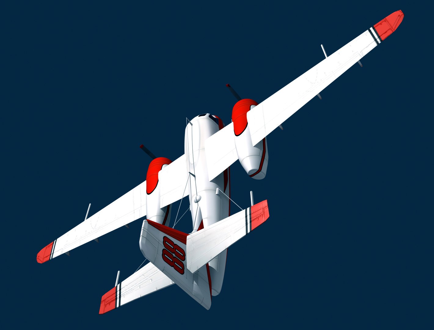 Grumman S2f Aerial Tracker 3d Max