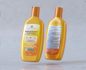Sun Screen Bottle