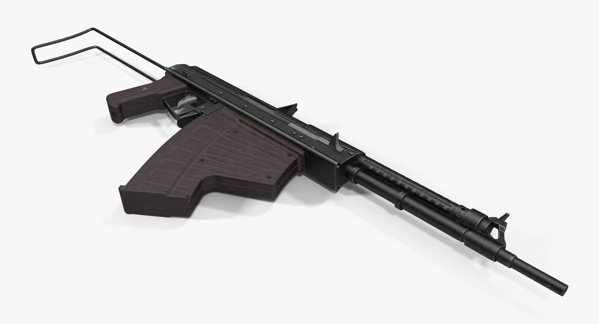 3d Model Aps Underwater Assault Rifle