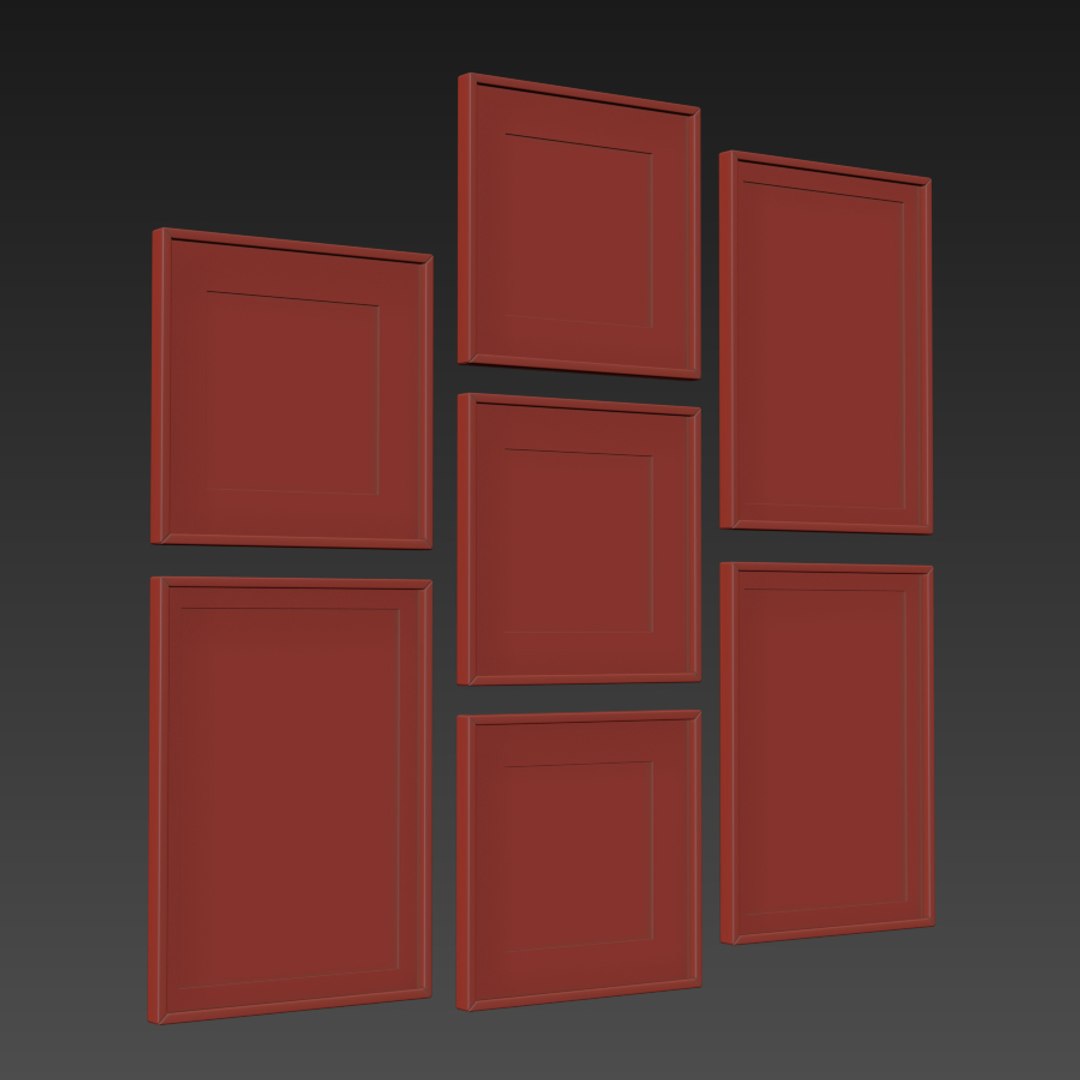 3D Picture Frames - TurboSquid 1384469