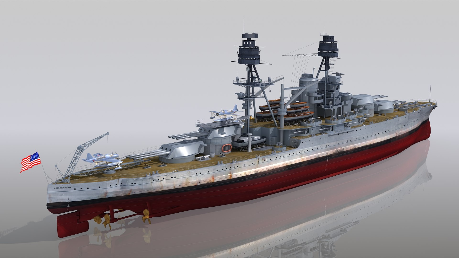 3D USS Pennsylvania BB-38 https://p.turbosquid.com/ts-thumb/Id/TBlZu9/9r/bb38_lite_022/jpg/1686829676/1920x1080/fit_q87/88ac5c69261dc0e01314df769ea692df95df0053/bb38_lite_022.jpg