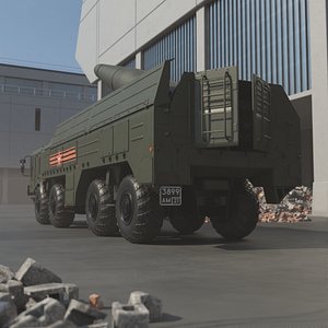 Tactical Missile Launcher Iskander 9K720