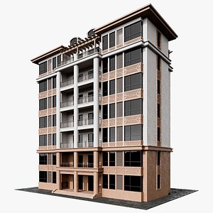 Residential Building 8 Storey Apartment