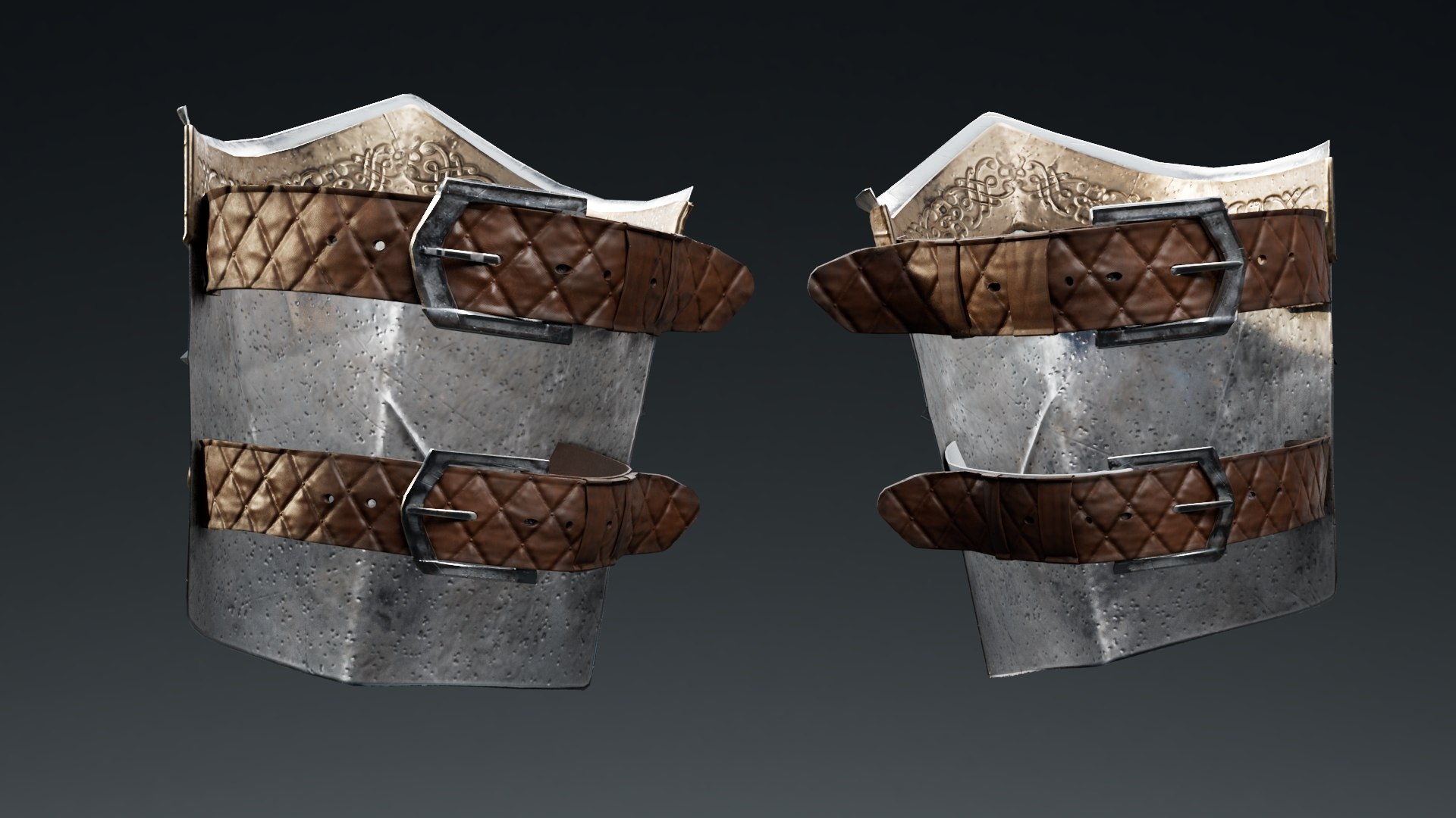 3D Female Knigt Upper Leg LowPoly - TurboSquid 2034182