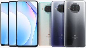 realistic xiaomi mi 10t 3D model