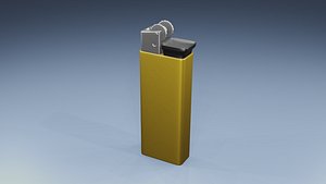 3D Cigarette Lighter model