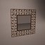 Handmade metallic mirror