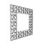 Handmade metallic mirror