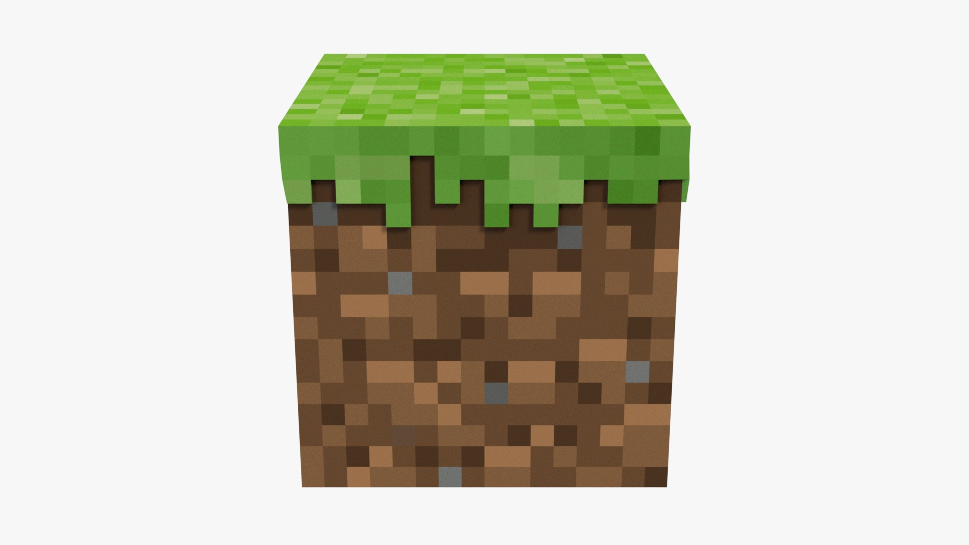 Free Minecraft Grass Block model - TurboSquid 1824543