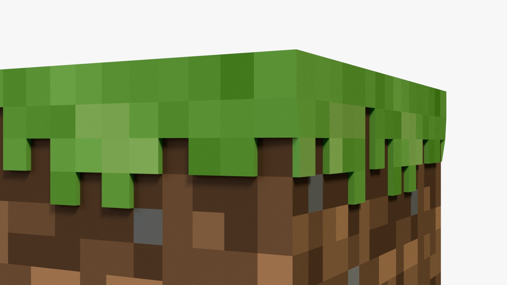 Minecraft Grass Block 3D 3D model