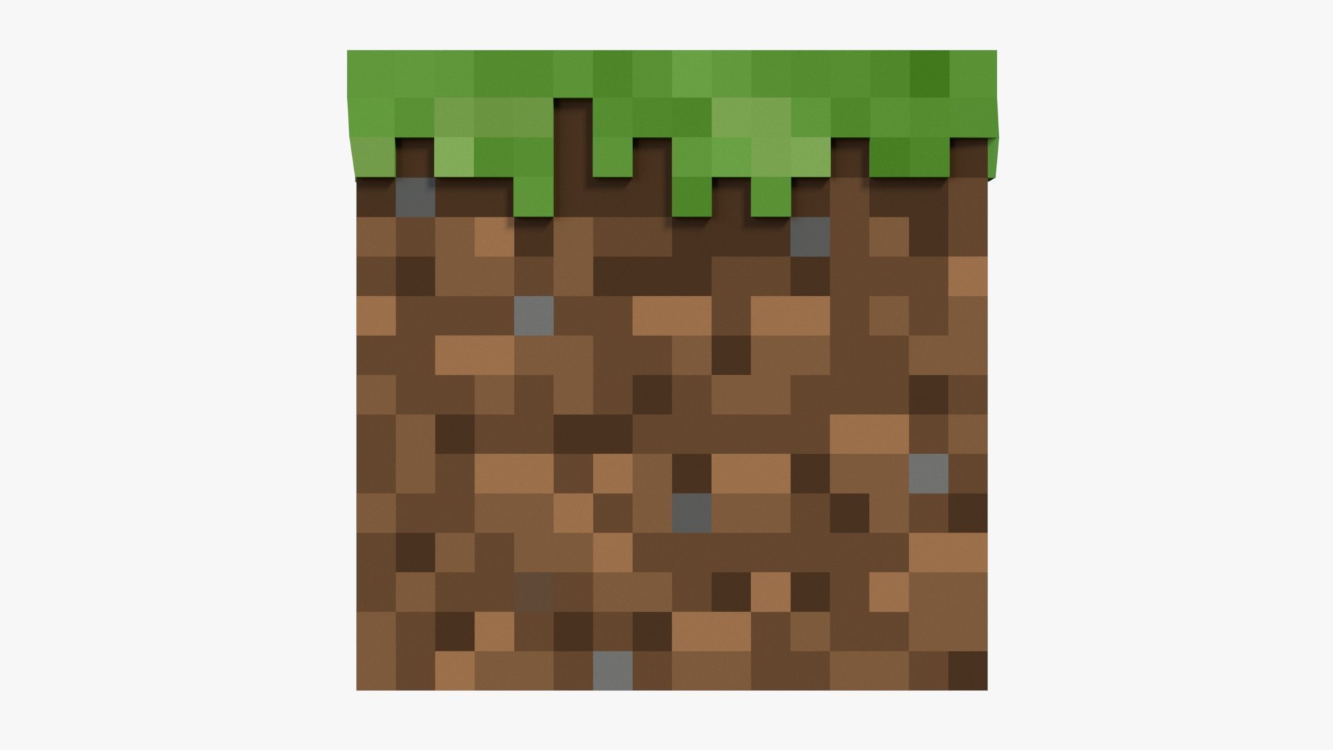 Free Minecraft Grass Block Model - TurboSquid 1824543