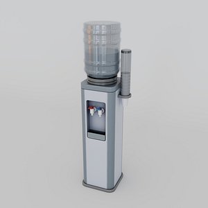 Water Dispencer Model 3d LowPoly