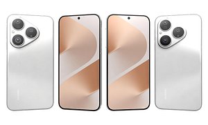Huawei Pura 80 Velvet White 3D model