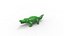 Crocodile Voronoi Style