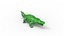 Crocodile Voronoi Style