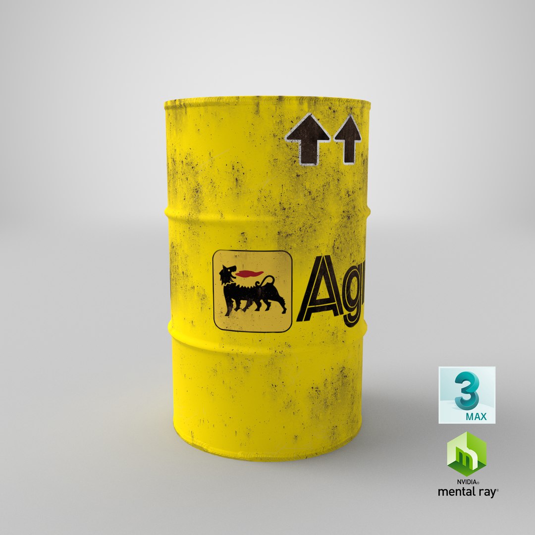 barrel agip oil 3D model https://p.turbosquid.com/ts-thumb/Id/z5uodE/HDKk7PRa/stemcell_max_mental_ray_render/png/1578432871/1920x1080/fit_q87/746fc7c7c98c03ce52a123b84e2c1313e8f073f7/stemcell_max_mental_ray_render.jpg