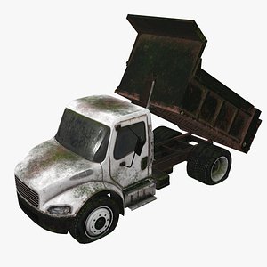 3D abandoned truck car
