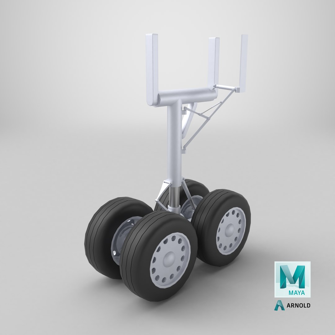 Simple landing gear 3D model https://p.turbosquid.com/ts-thumb/Id/zaxQ3b/qy/stemcell_maya_arnold_render/png/1777861125/1920x1080/fit_q87/e8d8adf540578723a532890eff9bdffb453bfd29/stemcell_maya_arnold_render.jpg
