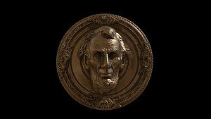 Abraham Lincoln statue sculpture hi poly 3D model