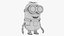 minion character 3D model