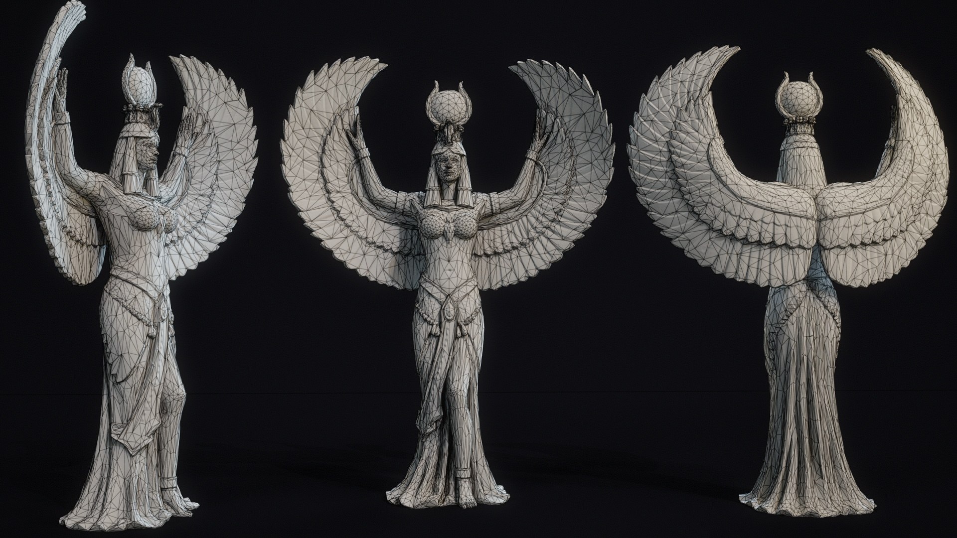 Egyptian sculptures  and statues 3D model https://p.turbosquid.com/ts-thumb/Ie/1JBWyt/AV/isis_007/jpg/1773671146/1920x1080/fit_q87/f19c08b11246d24f4e89c50237925a41d7a136a2/isis_007.jpg