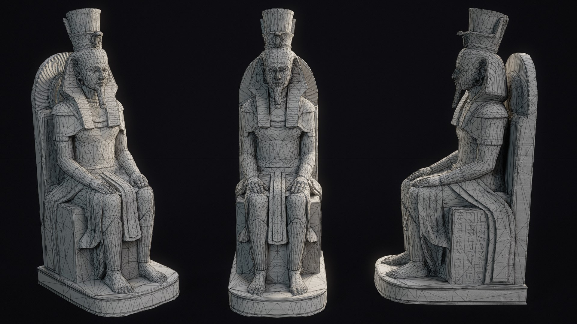 Egyptian sculptures  and statues 3D model https://p.turbosquid.com/ts-thumb/Ie/1JBWyt/l4/phar_007/jpg/1774083742/1920x1080/fit_q87/2b9d107ee0b45979526e76c86c2cdc1ed8b9111c/phar_007.jpg