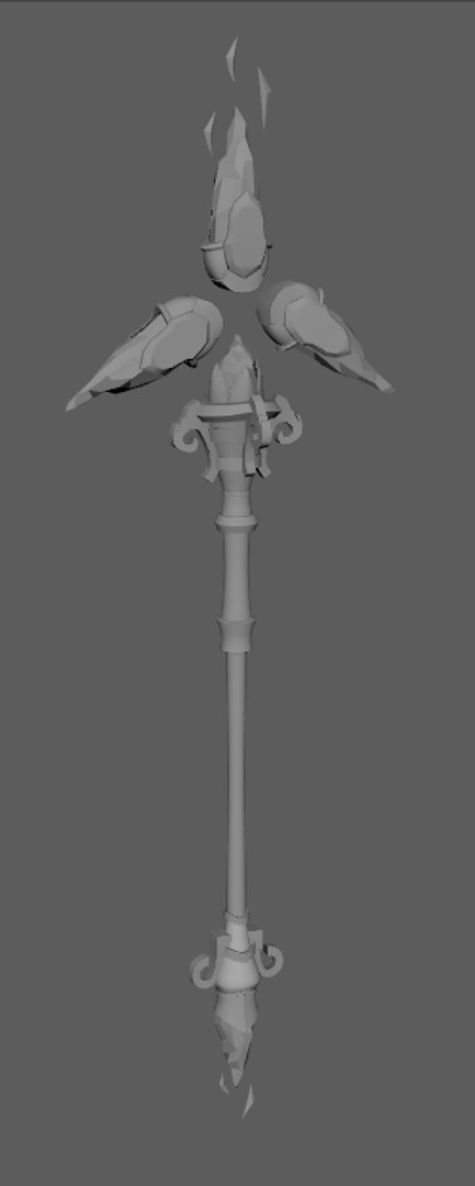 Magic Staff 3D Model - TurboSquid 1638465