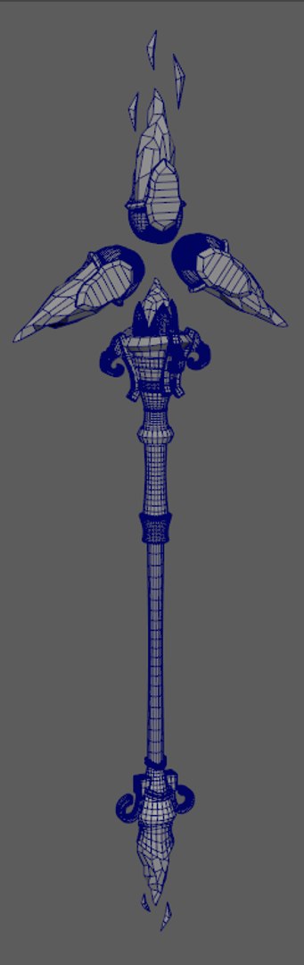 Magic Staff 3D Model - TurboSquid 1638465