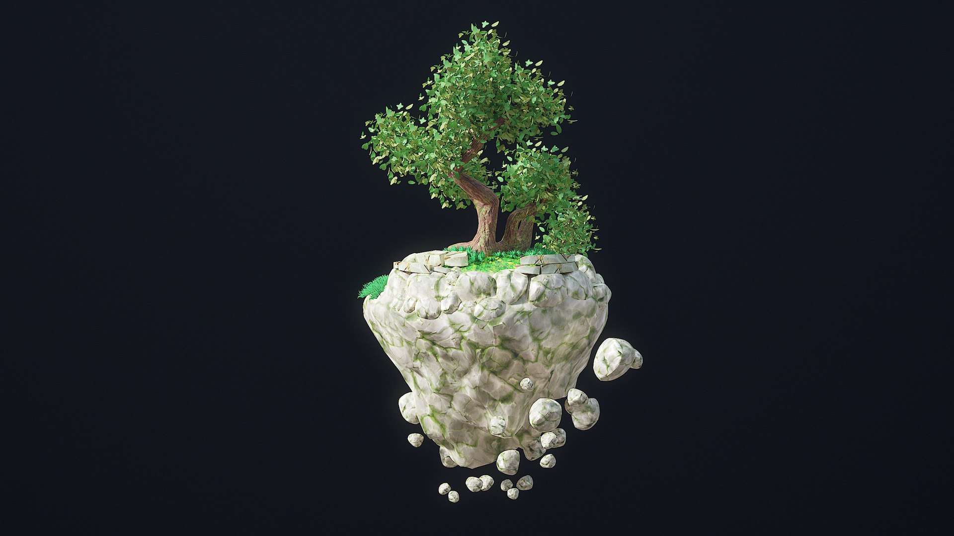 Floating Island Stylized Green PBR 3D model https://p.turbosquid.com/ts-thumb/Ie/5LSYbw/3m/r_viewport_006/png/1669986632/1920x1080/fit_q87/eed6004d2bb2d1ca89a64561952683c2a60c5ed6/r_viewport_006.jpg
