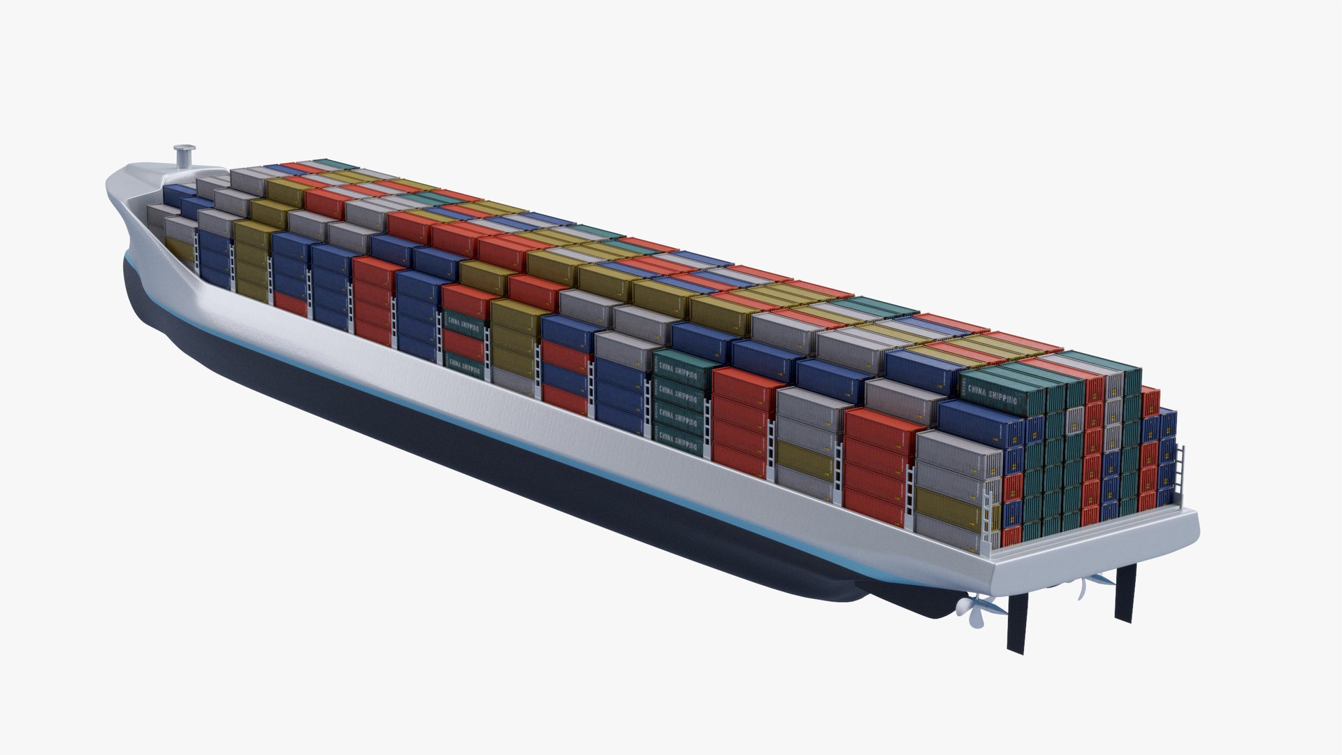 3D Future Autonomous Container Ship Model - TurboSquid 1791897