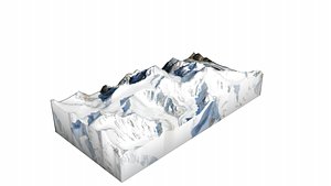 Yutmaru Sar Mountain model