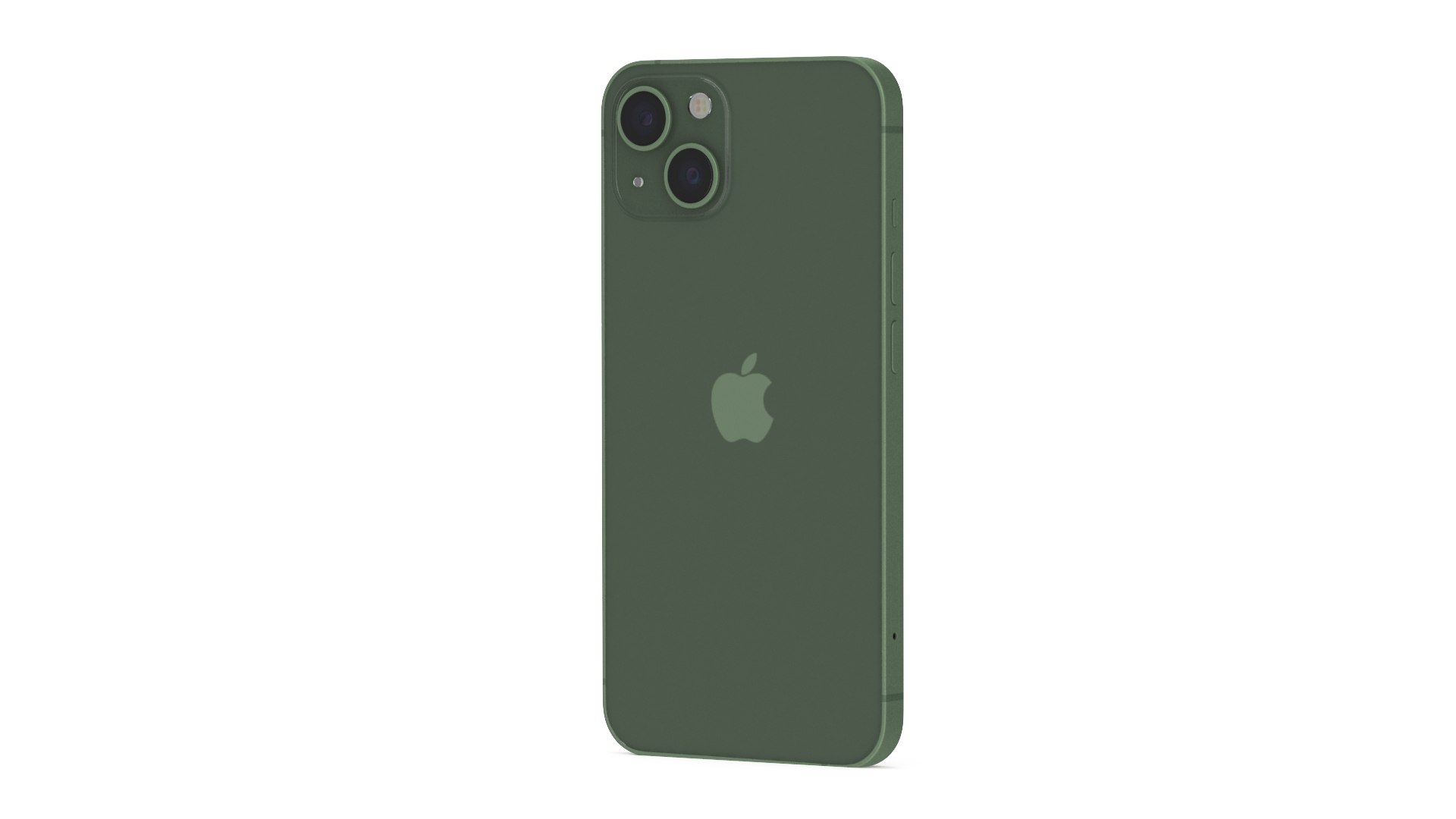 Green Apple iPhone 13 3D model preview