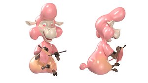Cartoon sheep 3D print