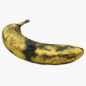 rotten banana 3D model