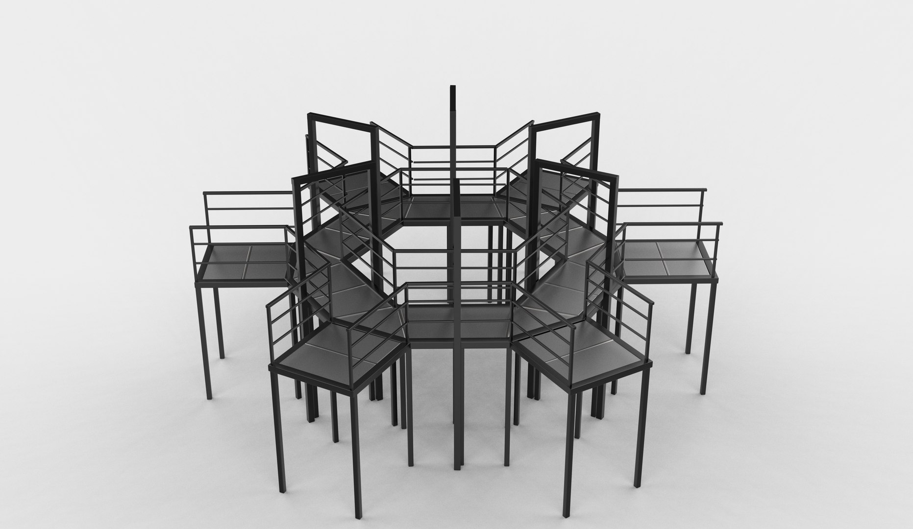 Modular Industrial Platform 03 3D Model 3D Model - TurboSquid 2529179