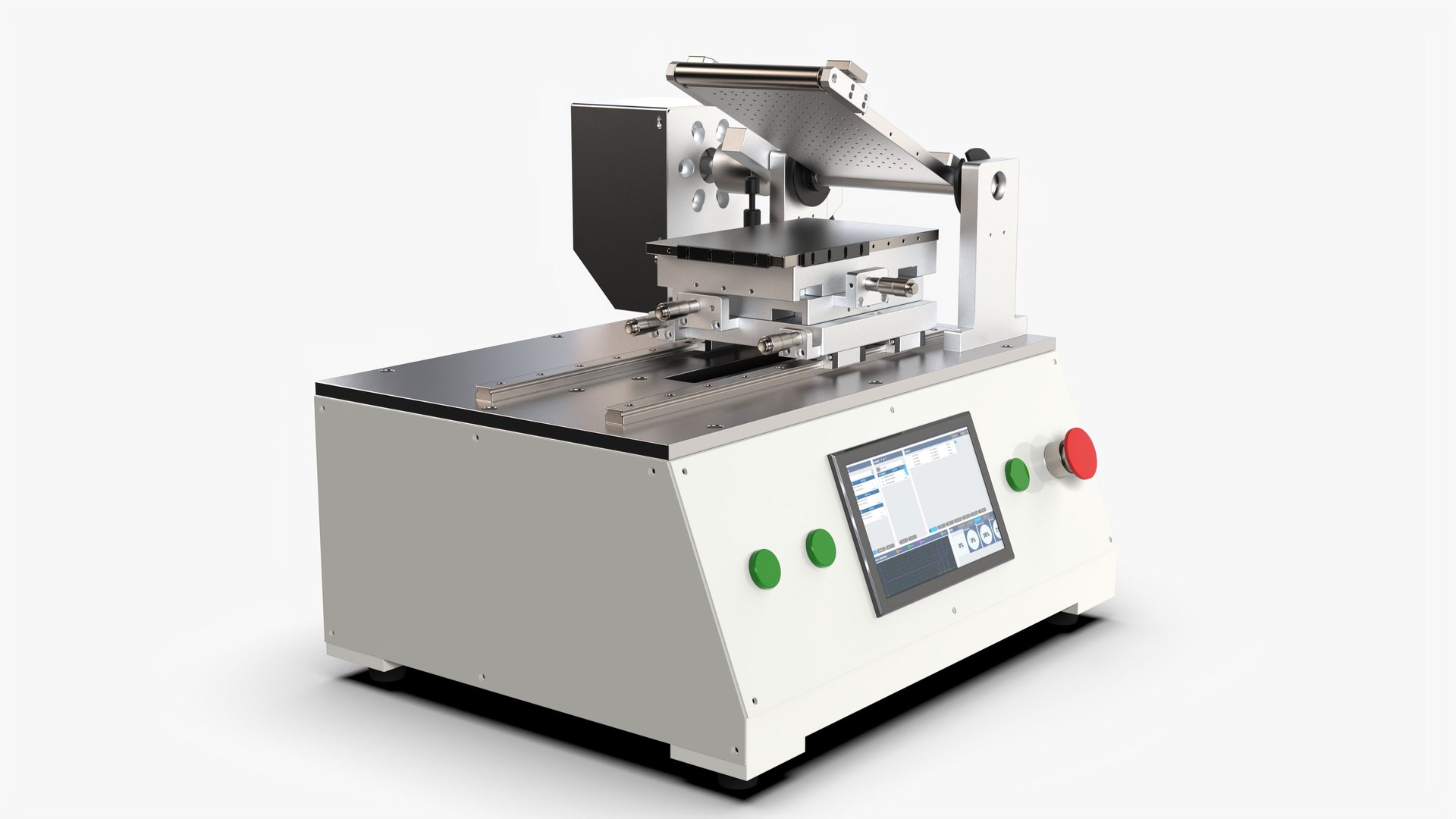 7 Inch LCD Screen Laminating Machine Motor Drive Intelligent 3D Model ...