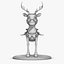 Cartoon Deer Rigged