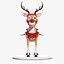 Cartoon Deer Rigged