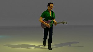 3D Guitar Man
