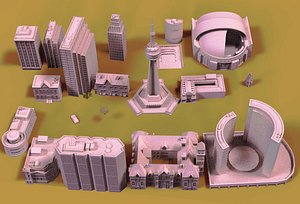 toronto buildings 3D