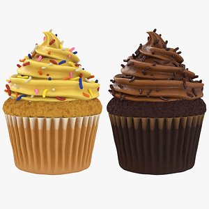 3D Sprinkle Cupcake Collection