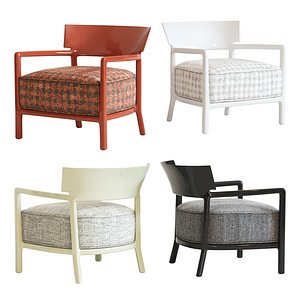 Cara Fancy armchair by Kartell 3D collection