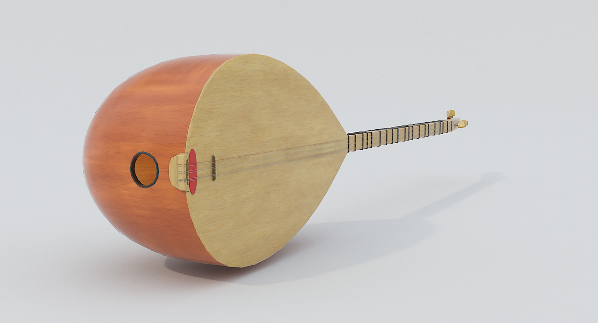3D model Baglama Musical Folkloric Instrument TurboSquid 1746326