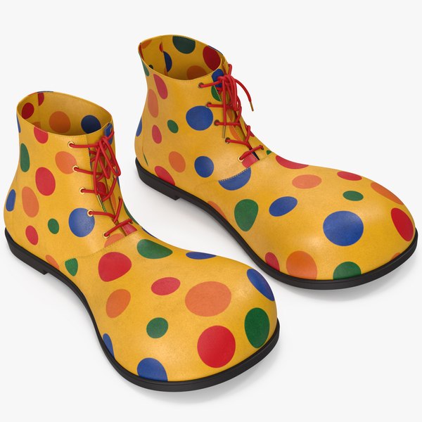 3D Clown Shoes v 6 - TurboSquid 1823868
