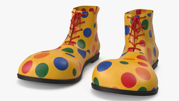 3D Clown Shoes v 6 - TurboSquid 1823868