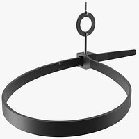 Lockable Plastic Restraint Cuff with Key