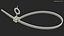 Lockable Plastic Restraint Cuff with Key
