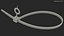 Lockable Plastic Restraint Cuff with Key
