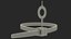 Lockable Plastic Restraint Cuff with Key