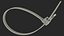 Lockable Plastic Restraint Cuff with Key